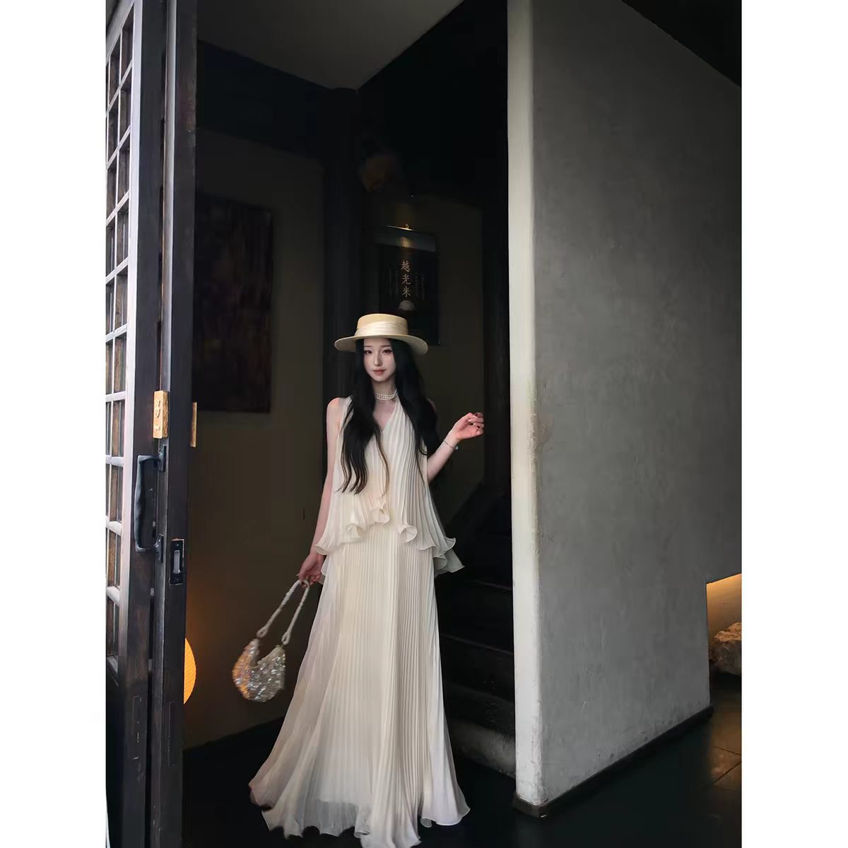 ICELOLLY Vacation Style Sheer Cami Dress for Women - Image 2